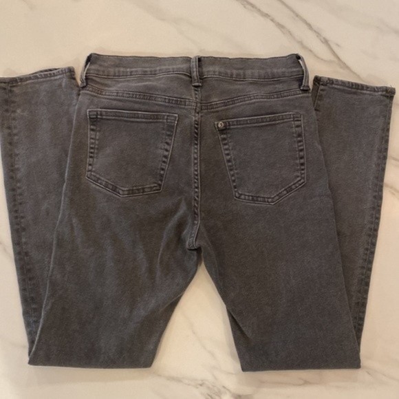 &Denim Gray Skinny Coupe Moulante Jeans } Size 30/32, 29” Inseam - Picture 2 of 3